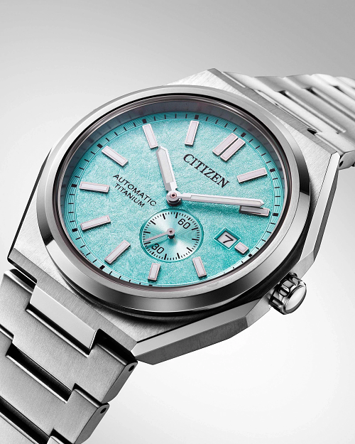 Zenshin Mechanical Light Blue Dial Super Titanium Bracelet Zenshin Mechanical Light Blue Dial Super Titanium Bracelet